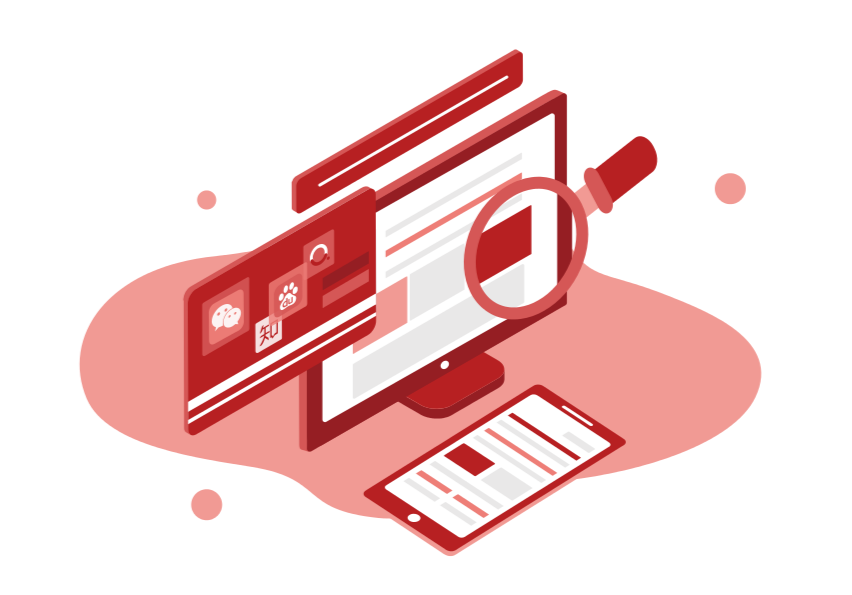 Red Digital Chinese search engine optimization for luxury, interior & art, hospitality, property